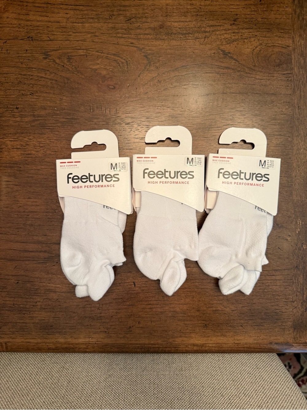 Men's Low-Cut Athletic Socks - White (3 Pack)